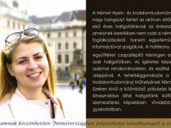 Gergely Kamilla Németországban folytatta tanulmányait